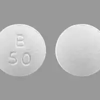 Bicalutamide (Bicalutamide [ bye-ka-loo-ta-mide ])-B 50-50 mg-White-Round