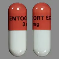 Budesonide (Budesonide (oral) [ bue-des-oh-nide ])-ENTOCORT EC 3mg-3 mg-Pink / Gray-Capsule-shape