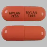 Budesonide inhalation (Budesonide inhalation [ byoo-des-oh-nide ])-MYLAN 7155 MYLAN 7155-3 mg-Red-Capsule-shape