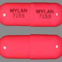 Budesonide inhalation (Budesonide inhalation [ byoo-des-oh-nide ])-MYLAN 7155 MYLAN 7155-3 mg-Red-Capsule-shape