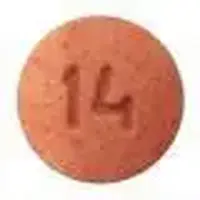 Buprenorphine and naloxone (oral/sublingual) (Buprenorphine and naloxone (oral/sublingual) [ bue-pre-nor-feen-and-nal-ox-one ])-A 14-2 mg (base) / 0.5 mg (base)-Orange-Round