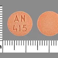 Buprenorphine and naloxone (oral/sublingual) (Buprenorphine and naloxone (oral/sublingual) [ bue-pre-nor-feen-and-nal-ox-one ])-AN 415-8 mg (base) / 2 mg (base)-Orange-Round