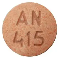 Buprenorphine and naloxone (oral/sublingual) (Buprenorphine and naloxone (oral/sublingual) [ bue-pre-nor-feen-and-nal-ox-one ])-AN 415-8 mg (base) / 2 mg (base)-Orange-Round