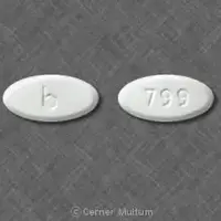 Buprenorphine (Buprenorphine)-b 799-8 mg (base)-White-Oval