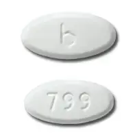 Buprenorphine (Buprenorphine)-b 799-8 mg (base)-White-Oval