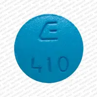 Bupropion (eqv-wellbutrin sr) (Bupropion [ byoo-pro-pee-on ])-E 410-100 mg-Blue-Round