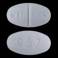 Buspirone (Buspirone [ byoo-spye-rone ])-WAT SON 657-5 mg-Beige-Oval