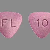 Bystolic (Nebivolol [ ne-biv-oh-lol ])-FL 10-10 mg-Purple-Three-sided