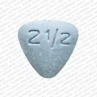 Bystolic (Nebivolol [ ne-biv-oh-lol ])-FL 2 1/2-2.5 mg-Blue-Three-sided