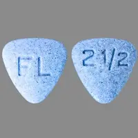 Bystolic (Nebivolol [ ne-biv-oh-lol ])-FL 2 1/2-2.5 mg-Blue-Three-sided