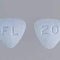 Bystolic (Nebivolol [ ne-biv-oh-lol ])-FL 20-20 mg-Blue-Three-sided