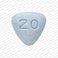 Bystolic (Nebivolol [ ne-biv-oh-lol ])-FL 20-20 mg-Blue-Three-sided