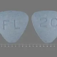 Bystolic (Nebivolol [ ne-biv-oh-lol ])-FL 20-20 mg-Blue-Three-sided