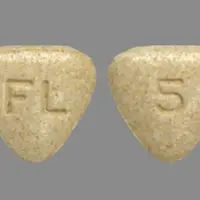 Bystolic (Nebivolol [ ne-biv-oh-lol ])-FL 5-5 mg-Beige-Three-sided