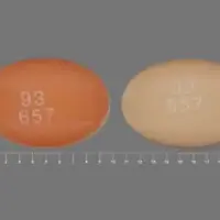 Calcitriol (Calcitriol (oral/injection) [ kal-si-trye-ol ])-93 657-0.25 mcg-Orange & Yellow-Oval