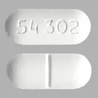 Calcium carbonate (Calcium carbonate [ kal-see-um-kar-boe-nate ])-54 302-1250 mg-White-Capsule-shape