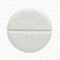 Carbamazepine (Carbamazepine (oral) [ kar-ba-maz-e-peen ])-TARO 11-200 mg-White-Round