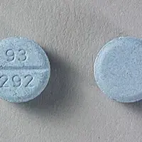 Carbidopa and levodopa (Carbidopa and levodopa [ kar-bi-doe-pa-and-lee-voe-doe-pa ])-93 292-10 mg / 100 mg-Blue-Round