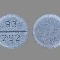 Carbidopa and levodopa (Carbidopa and levodopa [ kar-bi-doe-pa-and-lee-voe-doe-pa ])-93 292-10 mg / 100 mg-Blue-Round