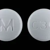 Carvedilol (Carvedilol [ kar-ve-dil-ole ])-M C34-25 mg-White-Round