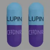 Cefdinir (Cefdinir [ sef-dih-neer ])-LUPIN LUPIN CEFDINIR CEFDINIR-300 mg-Blue / Purple-Capsule-shape