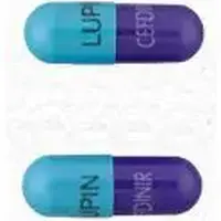 Cefdinir (Cefdinir [ sef-dih-neer ])-LUPIN LUPIN CEFDINIR CEFDINIR-300 mg-Blue / Purple-Capsule-shape