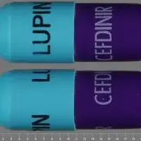 Cefdinir (Cefdinir [ sef-dih-neer ])-LUPIN LUPIN CEFDINIR CEFDINIR-300 mg-Blue / Purple-Capsule-shape