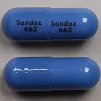 Cefdinir (Cefdinir [ sef-dih-neer ])-Sandoz 663 Sandoz 663-300 mg-Blue-Capsule-shape