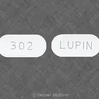 Cefuroxime (monograph) (Ceftin)-302 LUPIN-250 mg-White-Oval