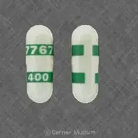 Celebrex (Celecoxib [ sel-e-kox-ib ])-7767 400-400 mg-White / Green-Capsule-shape