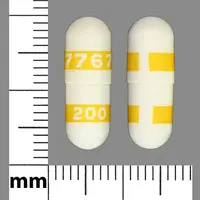 Celecoxib (Celecoxib [ sel-e-kox-ib ])-7767 200-200 mg-White / Yellow-Capsule-shape