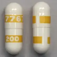 Celecoxib (Celecoxib [ sel-e-kox-ib ])-7767 200-200 mg-White / Yellow-Capsule-shape