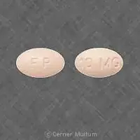 Celexa (Citalopram [ si-tal-o-pram ])-F P 10 MG-10 mg-Beige-Oval