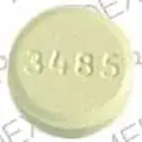 Chlorthalidone (Chlorthalidone [ klor-thal-i-done ])-3485 RUGBY-25 mg-Yellow-Round