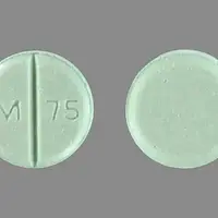 Chlorthalidone (Chlorthalidone [ klor-thal-i-done ])-M 75-50 mg-Green-Round