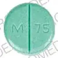 Chlorthalidone (Chlorthalidone [ klor-thal-i-done ])-M 75-50 mg-Green-Round