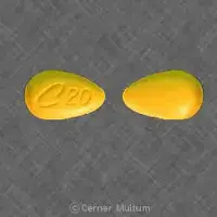 Cialis (Tadalafil [ ta-dal-a-fil ])-C 20-20 mg-Yellow-Oval