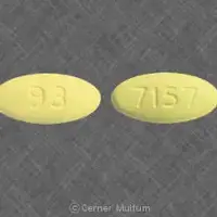 Clarithromycin (Clarithromycin [ kla-rith-roe-mye-sin ])-7157 93-250 mg-Yellow-Oval