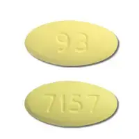 Clarithromycin (Clarithromycin [ kla-rith-roe-mye-sin ])-7157 93-250 mg-Yellow-Oval