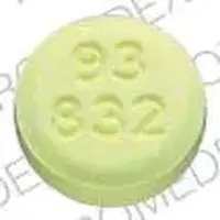 Clonazepam (Clonazepam [ kloe-naz-e-pam ])-93 832-0.5 mg-Yellow-Round