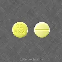 Clonazepam (Clonazepam [ kloe-naz-e-pam ])-93 832-0.5 mg-Yellow-Round