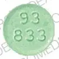 Clonazepam (Clonazepam [ kloe-naz-e-pam ])-93 833-1 mg-Green-Round