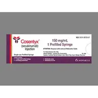 Cosentyx (Secukinumab [ sek-ue-kin-ue-mab ])-medicine-150 mg/mL single-dose prefilled syringe