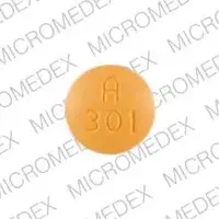 Cyclobenzaprine (Cyclobenzaprine [ sye-kloe-ben-za-preen ])-A 301-5 mg-Orange-Round