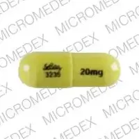 Cymbalta (Duloxetine [ du-lox-e-teen ])-Lilly 3235 20 mg-20 mg-Green-Capsule-shape