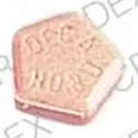 Decadron (Dexamethasone (oral) [ dex-a-meth-a-sone ])-DECADRON MSD 20-0.25 mg-Orange-Five-sided