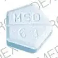 Decadron (Dexamethasone (oral) [ dex-a-meth-a-sone ])-DECADRON MSD 63-0.75 mg-Blue-Five-sided