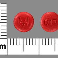 Desloratadine (Desloratadine [ des-lor-a-ta-deen ])-M D17-5 mg-Red-Round