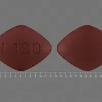 Desvenlafaxine (Desvenlafaxine [ des-ven-la-fax-een ])-L190-100 mg-Brown-Four-sided