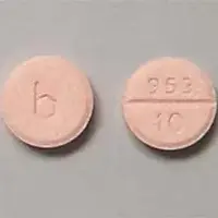 Dextroamphetamine (Dextroamphetamine [ dex-tro-am-fet-a-meen ])-b 953 10-10 mg-Round